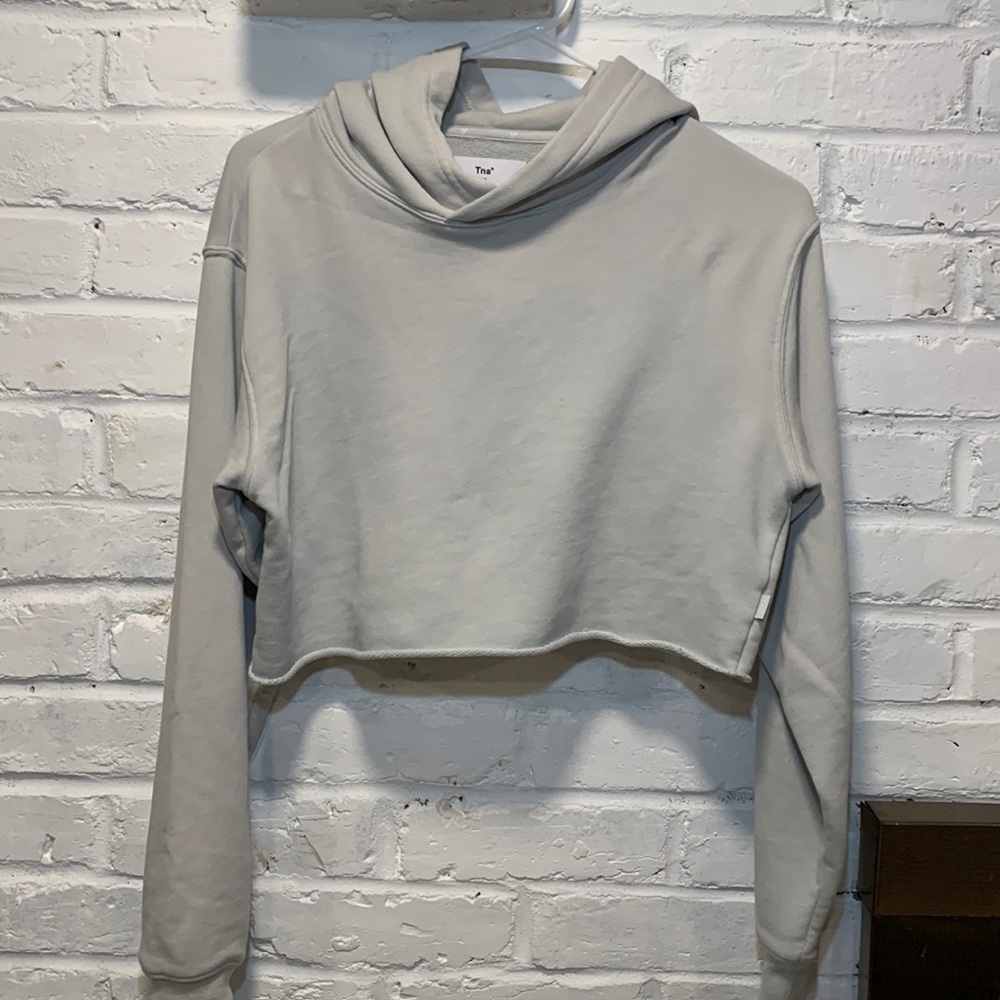 Cropped Hooded Sweatshirt